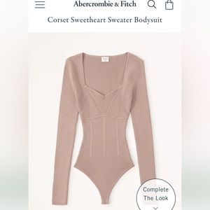 Sweater knit bodysuit